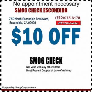 Smog-Coupon Escondido